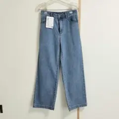 ワイドパンツ ライトブルー