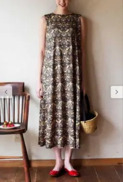 フェリシモ MORRIS Gallery ウィリアムモリス ロングワンピース