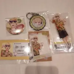 アルジャン 羽田PUS 購入特典カード 缶バッジ 中野あるま