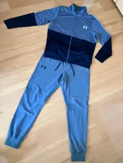Under Armour ジャージ上下セット グレー/ネイビーLサイズ 美品