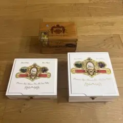 葉巻ケース　木箱　シガーケース　3点