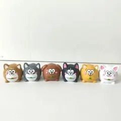 松犬　フィギュア　セット