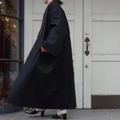 cristaseya クリスタセヤ ロングコート M CRISTASEYA COLLARLESS OVERSIZED COAT – PORT