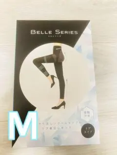 ベルシリーズ　リブ着圧レギンス　クール　M