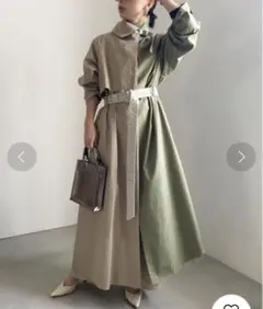 AMERI ASYMMETRY STAND COLLAR COAT