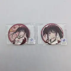 デート・ア・ライブ　くじコレ　アメスクStyle　缶バッジ　時崎狂三　2種