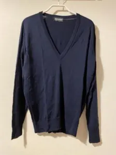 JOHN SMEDLEY ジョンズメドレー　Vネットウールニット