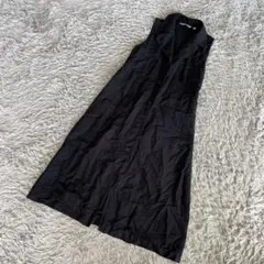 JW Anderson x UNIQLO ユニクロ　ロングベスト　ジレ　ブラック