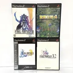 ファイナルファンタジーX 等　PS2ソフト4本セット