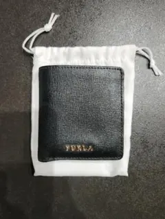 FURLA 黒 レザー コインケース