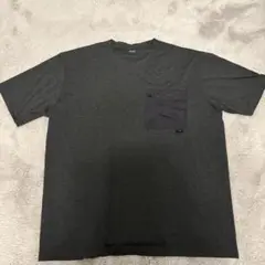 wmb ダークグレー Tシャツ 左胸ポケット付き