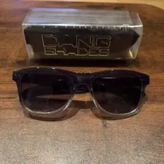 DANG SHADES サングラス クリア/ダークブルー