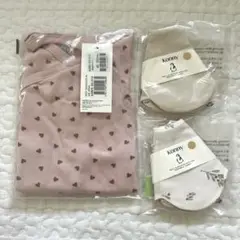 【3点セット】プチバトー　長袖合わせボディ　6m&コニースタイ　2枚