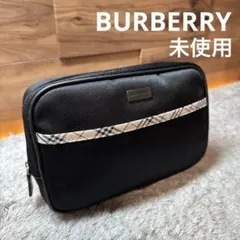 【未使用】BURBERRY ポーチ 化粧ポーチ 小物入れ ノバチェック