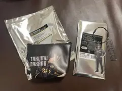 ミニポーチキーホルダー&ワイヤーリングアクリルキーホルダー 中野拓夢選手