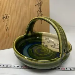 志野焼　天目茶盌　柴田増三作　共箱入　栞 志野焼天目茶盌柴田増三作共箱入栞