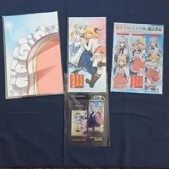 転生王女と天才令嬢の魔法革命　電撃マオウ特典　ポスター　しおり
