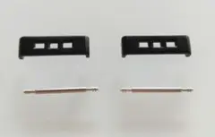 wena3　 エンドピース　金具　黒　美品　ラバー