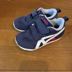 ASICS ネイビー スニーカー キッズ　16cm