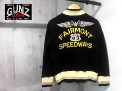 GUNZ FAIRMONT SPEEDWAYS スウェットジャケット スタジャン
