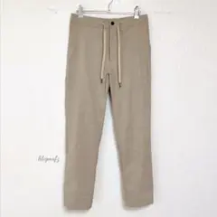 美品 Theory リネン ストレッチ ドロスト イージー パンツ セオリー