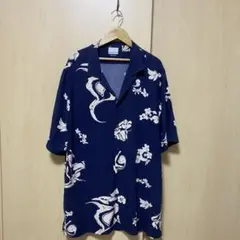 ksubi スビ　ネイビー　オープンカラーシャツ
