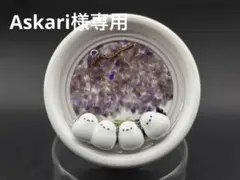 天然石　額絵　藤の花　置き＆壁掛け型　アメジスト　ペリドット