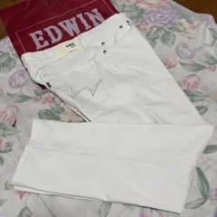 美品W92-94cmEDWIN 503春夏/ウエスト伸縮/5Pストレッチパンツ