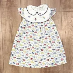 ファミリア＊familiar 花柄ワンピース90cm