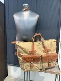 PORTER 本革×ヘビーウェイトキャンバス トートバッグ 大きめサイズ