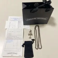 【インボイスゴあり】クロムハーツ クロス ペーパーチェーン ベイル ネックレス