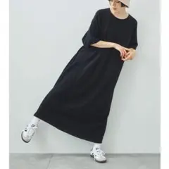 ◎新作◎【Samansa Mos2】ワッフル 切替 ワンピース