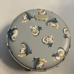mofusand サメにゃん　丸型リングケース　アクセサリーケース
