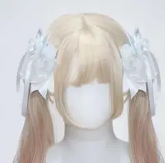 ヘアクリップ　ゴスロリ　ゴシック　韓国　天使　ゆめかわ　ヘアピン　イメチェン