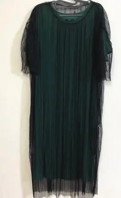 新品　OSMOSIS オズモーシスレイヤードチュールワンピース