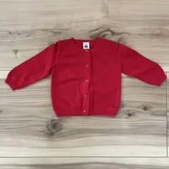 【プチバトー】カーディガン 12m/74cm