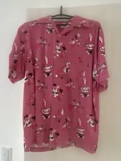 Aloha Rug 半袖アロハシャツ ピンク