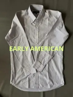 EARLY AMERICAN イージーアメリカンBDストライプ長袖シャツ L