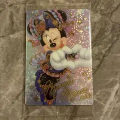 ミニー メタリックプラカード ディズニー ウエハース