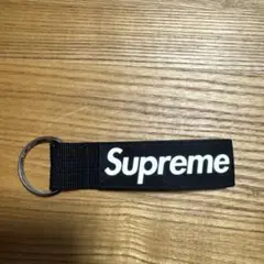 Supreme ブラック キーホルダー