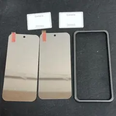 Pixel 9 / 9 Pro 強化ガラスフィルム 2枚セット　カメラフィルム