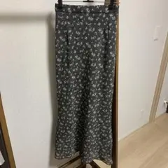 ディスコート　花柄　ロング　マーメイドスカート