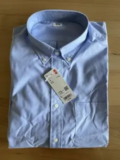【新品未使用タグ付】UNIQLO EFCブロードシャツ Lサイズ 64BLUE
