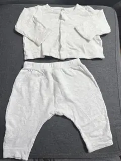 [PETIT BATEAU]スウェット　セットアップ　グレー