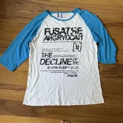 【訳ありセール】FUSATRE ANGRYDCAM 【L】七分袖Tシャツ　メンズ