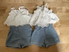 SHEIN タンクトップ・ショートパンツセット 9-12M