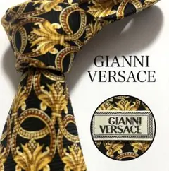 極美品 GIANNI VERSACE ネクタイ バロック柄