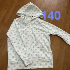 女の子用ラッシュガードフード付き　140