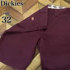 Dickiesディッキーズ ショート チノパンツ バーガンディ サイズ32 古着
