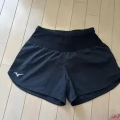 ミズノ　マルチポケットパンツ黒　M ランニングパンツ
